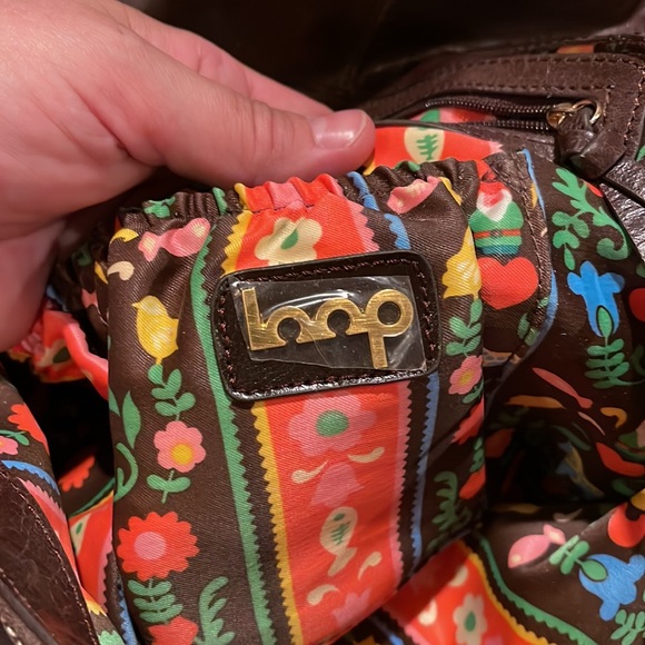 👜 LOOP NYC BOHO LEATHER BAG PURSE HOBO SATCHEL 👜 NWOT - Picture 7 of 10